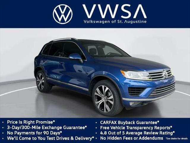 2017 Volkswagen Touareg V6 Wolfsburg Edition for sale in St Augustine, FL