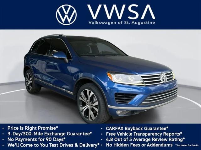 2017 Volkswagen Touareg V6 Wolfsburg Edition for sale in St Augustine, FL