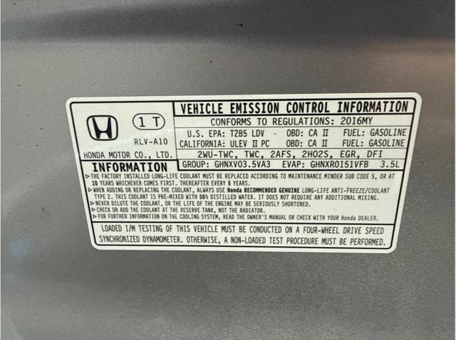 2016 Honda Pilot Elite