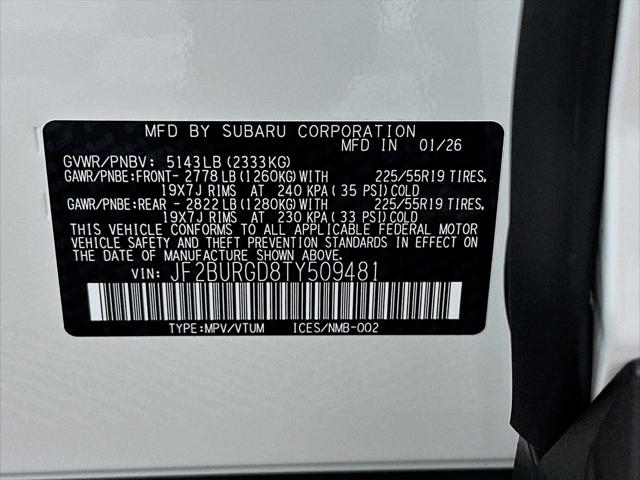 2026 Subaru Outback Limited XT