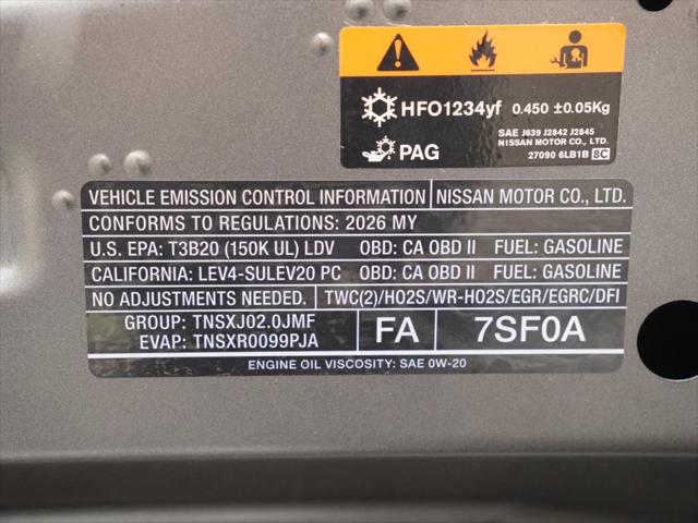 2026 Nissan Sentra SV
