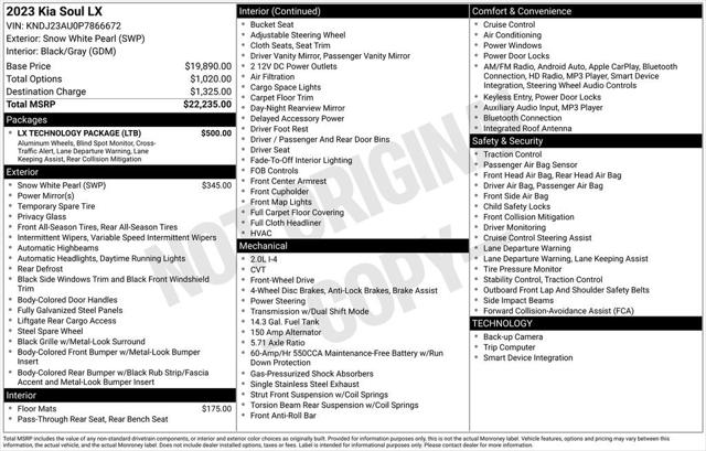 2023 Kia Soul LX 2023 Kia Soul LX