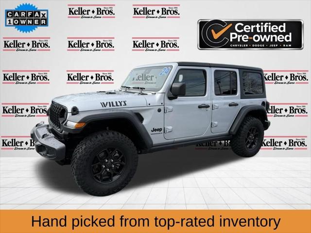 2024 Jeep Wrangler 4-Door Willys 4x4 2024 Jeep Wrangler 4-Door Willys 4x4