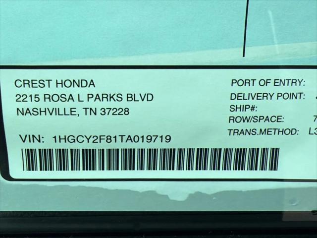 2026 Honda Accord Sedan Touring
