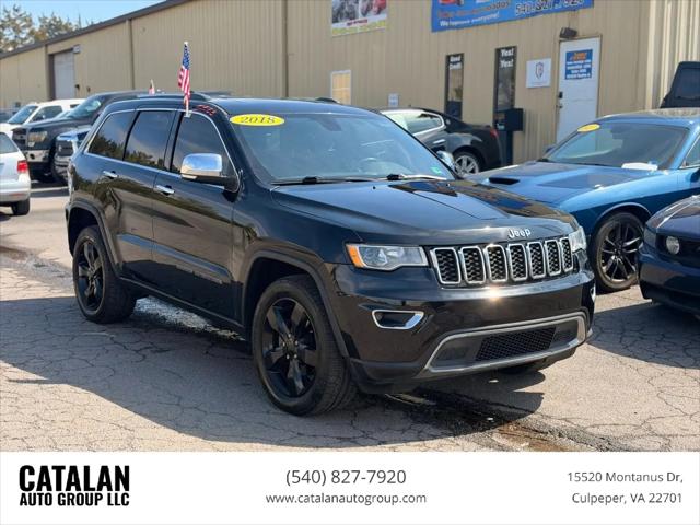2018 Jeep Grand Cherokee Limited 4x4 for sale in Culpeper, VA