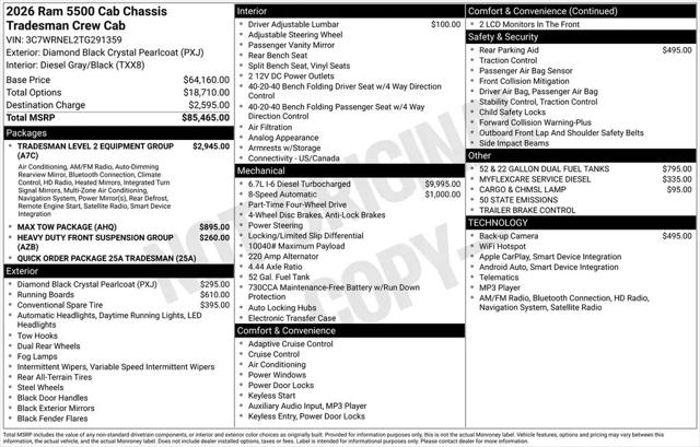2026 Ram 5500 Tradesman/Big Horn