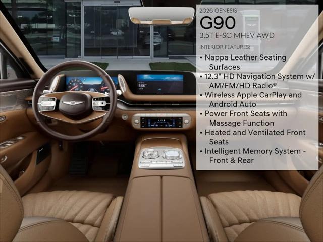 2026 Genesis G90 3.5T E-SC MHEV AWD