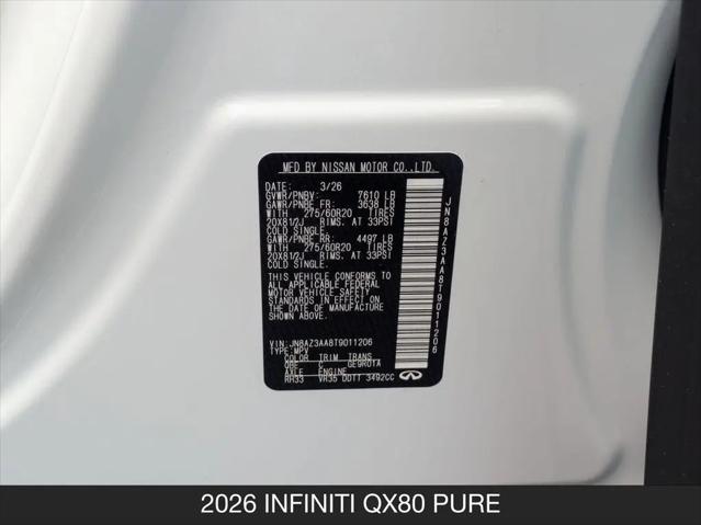 2026 INFINITI QX80 PURE