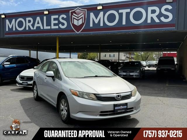 2012 Honda Civic LX for sale in Norfolk, VA