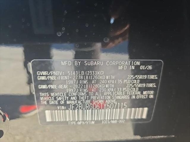 2026 Subaru Outback Limited XT