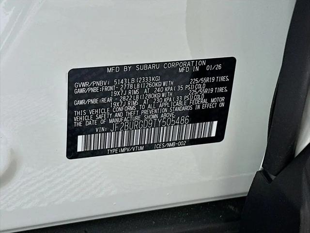2026 Subaru Outback Limited XT