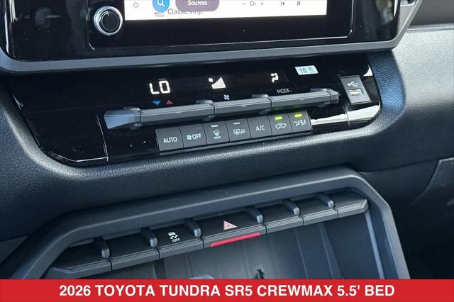 2026 Toyota Tundra SR5 CrewMax 5.5' Bed