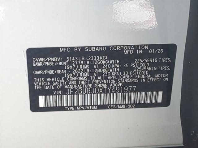 2026 Subaru Outback Touring XT