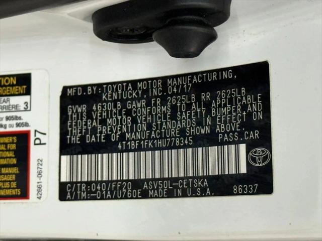 2017 Toyota Camry SE