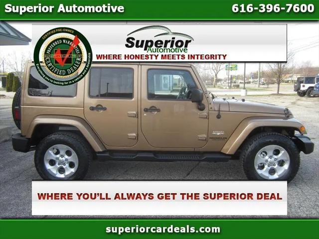2015 Jeep Wrangler Unlimited Sahara for sale in Holland, MI