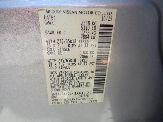 2020 Nissan Murano S FWD