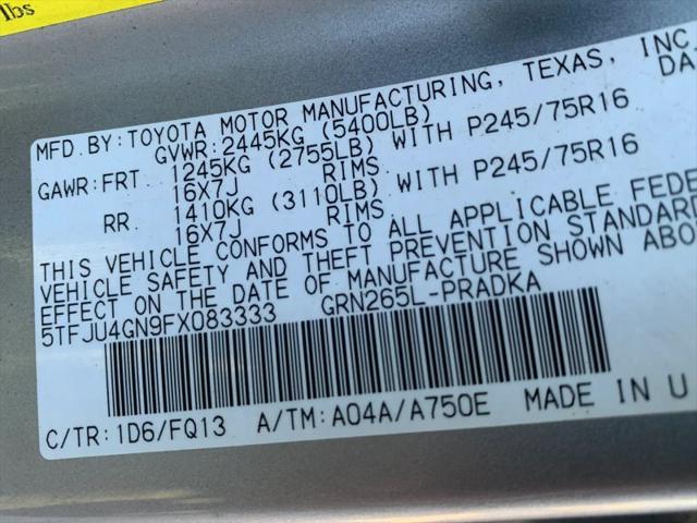 2015 Toyota Tacoma PreRunner V6