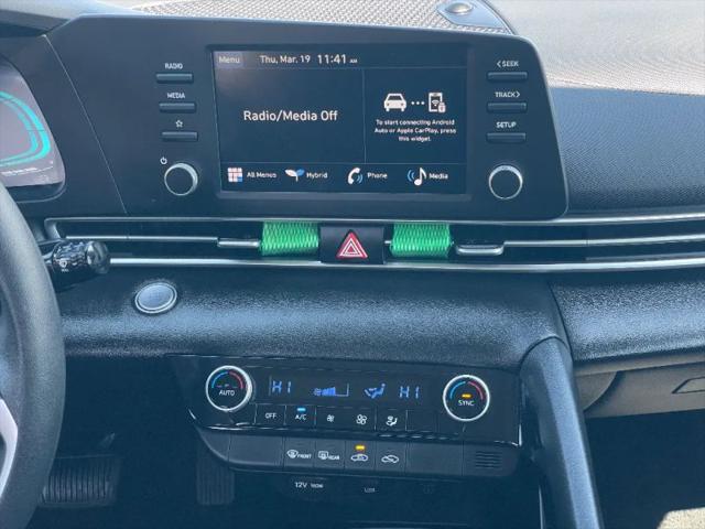 2026 Hyundai Elantra Hybrid Blue