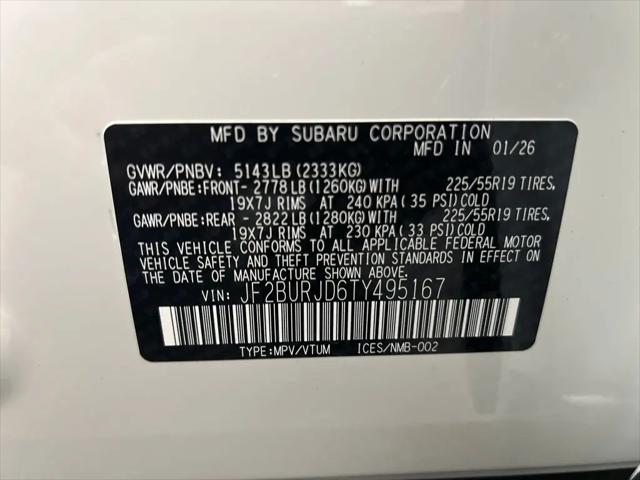 2026 Subaru Outback Touring XT