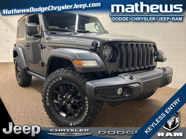 2022 Jeep Wrangler Willys 4x4 for sale near Marion, OH