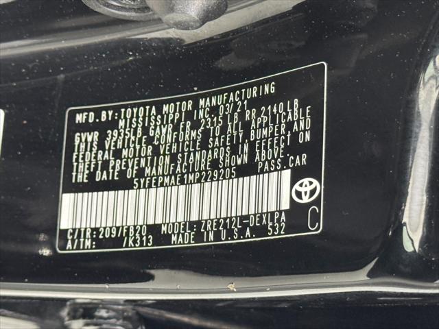 2021 Toyota Corolla LE