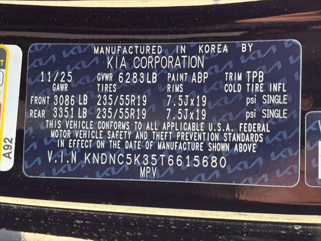 2026 Kia Carnival MPV EX