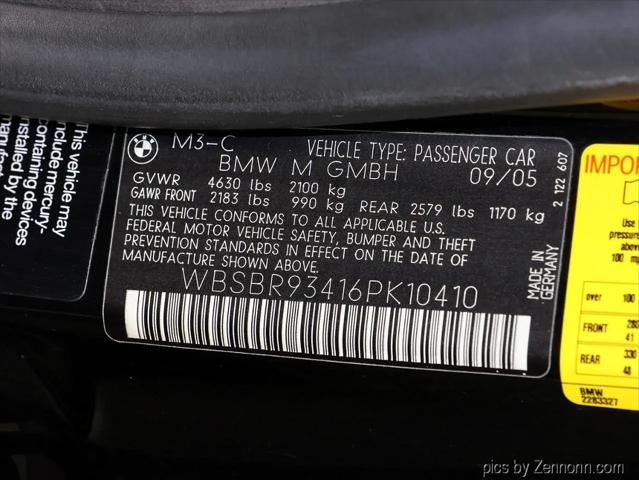 2006 BMW M3 Standard