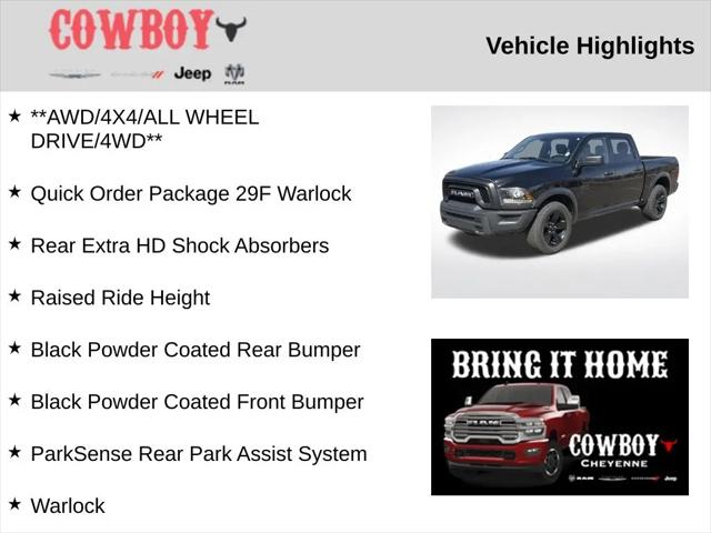 2024 Ram 1500 Classic Warlock Crew Cab 4x4 5'7" Box