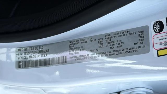 2025 Ram 1500 RHO Crew Cab 4x4 5'7" Box