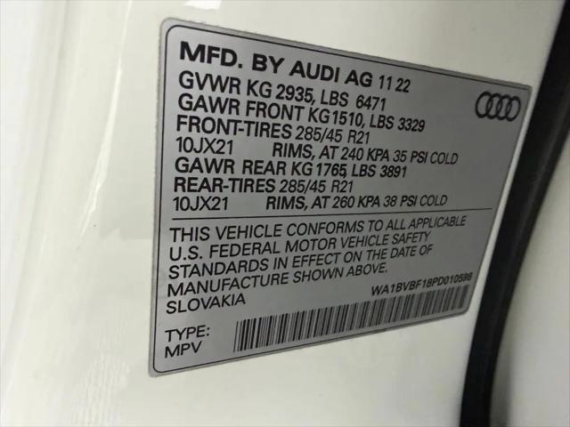 2023 Audi Q8 Premium Plus 55 TFSI quattro Tiptronic
