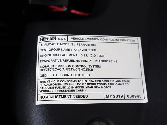2019 Ferrari 488 Spider Spider