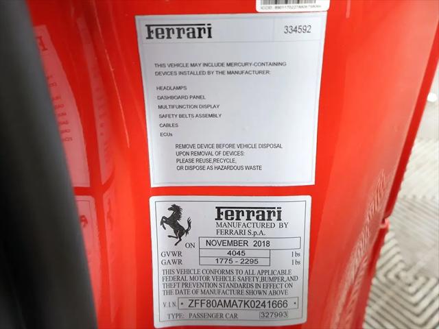 2019 Ferrari 488 Spider Spider
