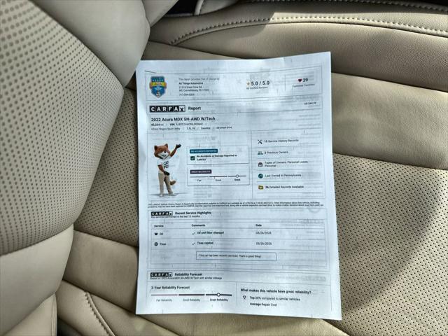2022 Acura MDX Technology Package