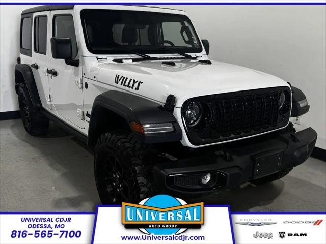 2025 Jeep Wrangler 4-Door Willys 4x4 for sale in Odessa, MO