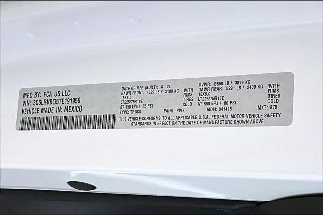 2026 Ram ProMaster Cargo Van Tradesman High Roof 136" WB w/Pass Seat