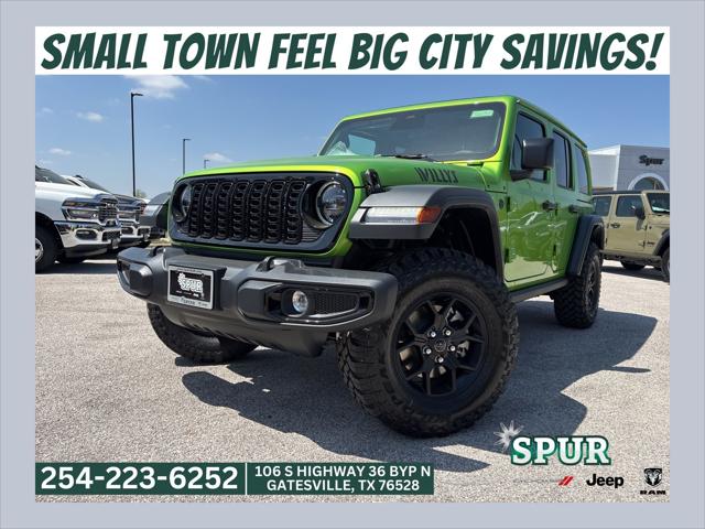 2026 Jeep Wrangler 4-Door Willys 4x4 for sale in Gatesville, TX