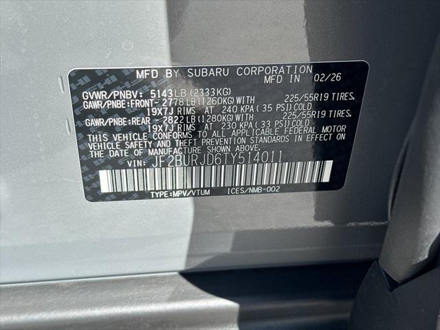 2026 Subaru Outback Touring XT