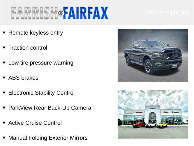 2026 RAM 2500 RAM 2500 WARLOCK CREW CAB 4X4 64 BOX 2026 RAM 2500 RAM 2500 WARLOCK CREW CAB 4X4 64 BOX