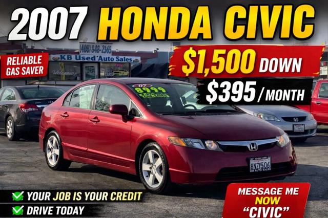 2007 Honda Civic EX for sale in Gilroy, CA