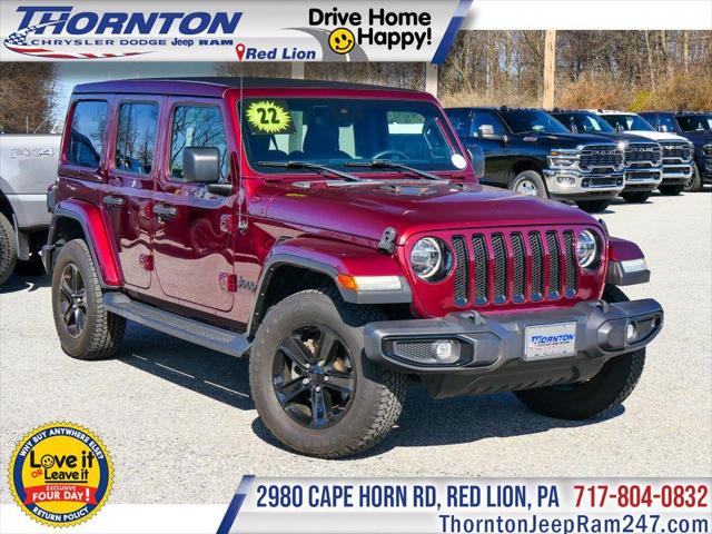 2022 Jeep Wrangler Unlimited Sahara Altitude 4x4