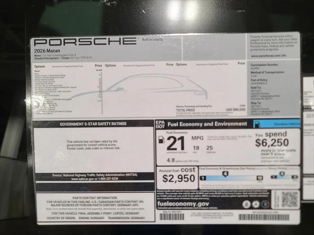 2026 Porsche Macan Macan