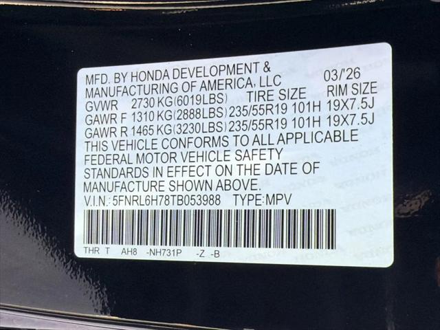 2026 Honda Odyssey Sport-L