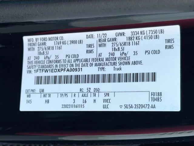 2023 Ford F-150 LARIAT