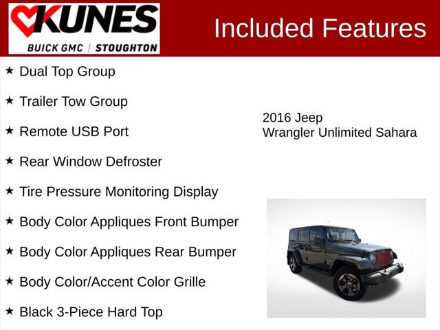 2016 Jeep Wrangler Unlimited Sahara