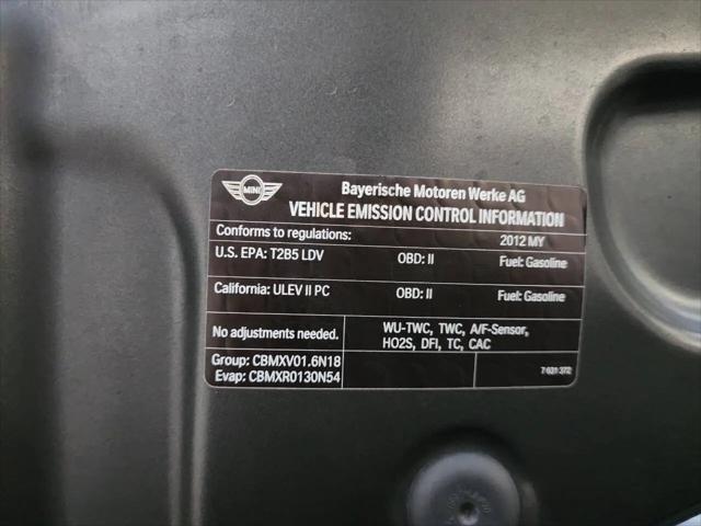 2012 MINI Cooper S Cooper S