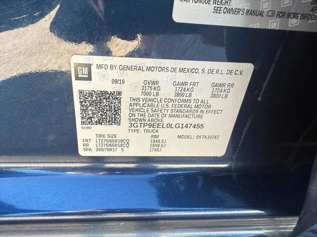 2020 GMC Sierra 1500 4WD Crew Cab Standard Box AT4