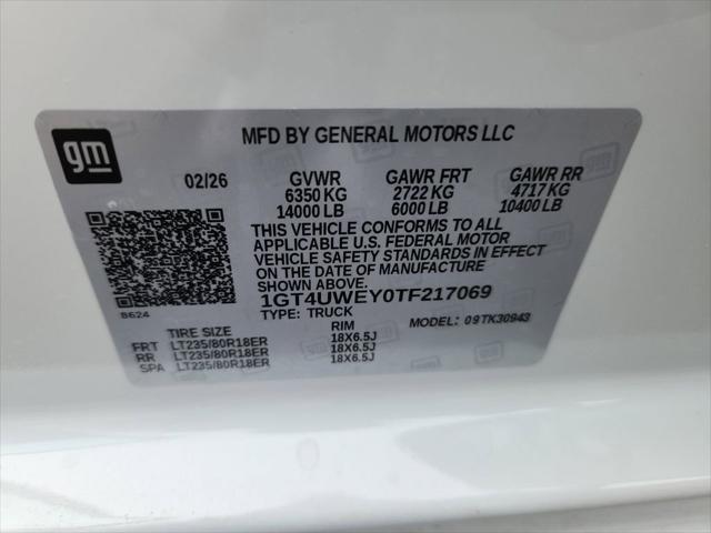2026 GMC Sierra 3500HD Crew Cab, Long Bed, Denali Dual Rear Wheel, 4WD