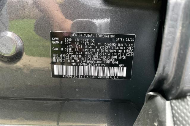 2026 Subaru Ascent Onyx Edition Touring