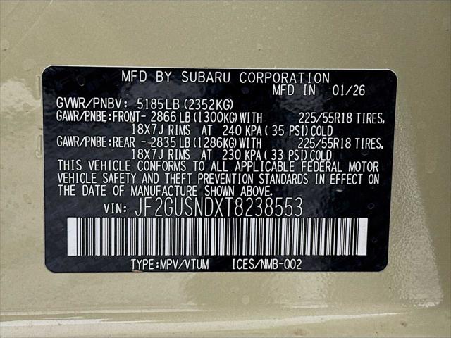 2026 Subaru Crosstrek Limited