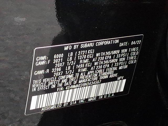 2022 Subaru Ascent Limited